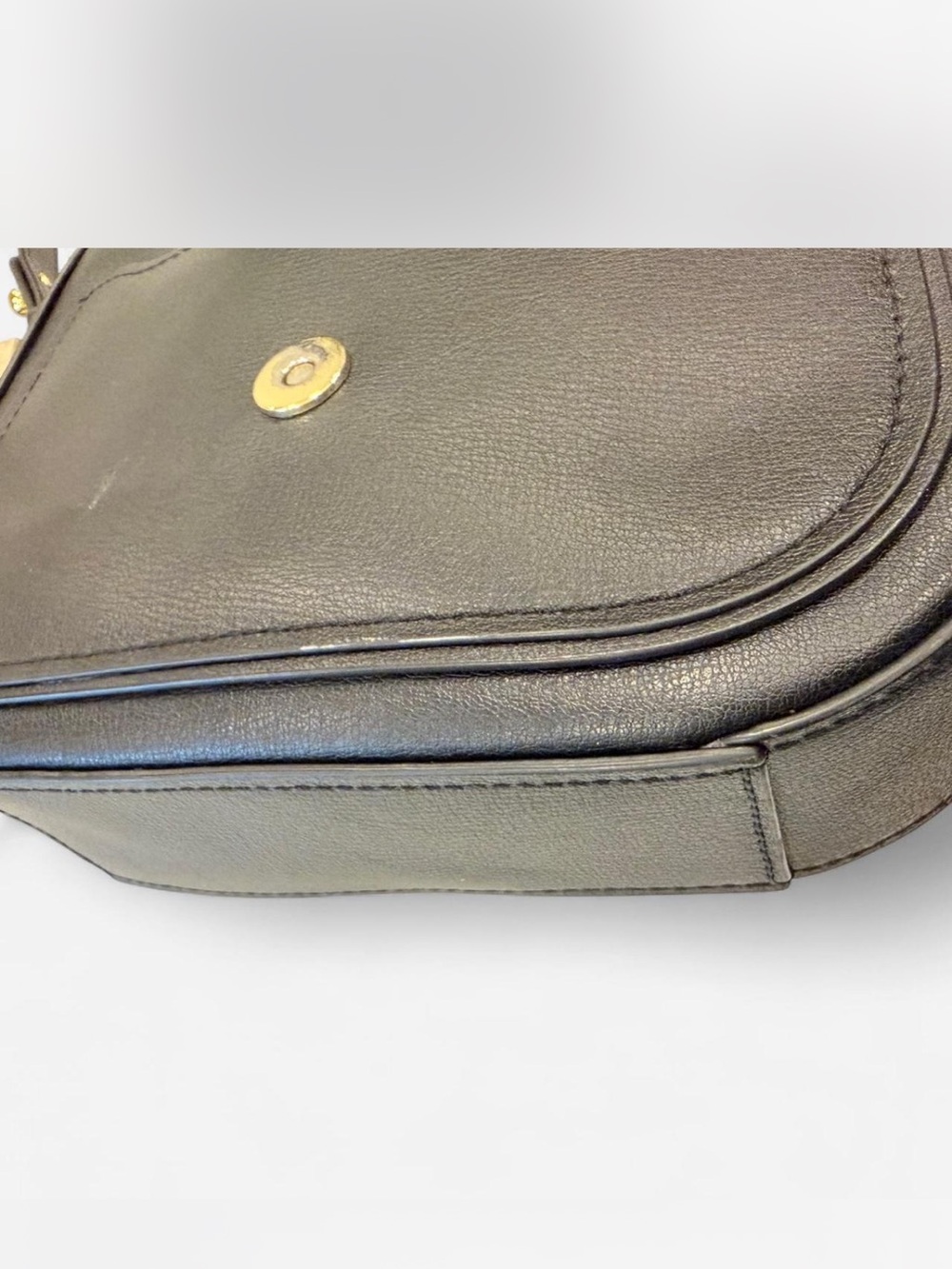 Marc Jacobs Black Leather Saddle Crossbody Bag - Picture 6 of 8